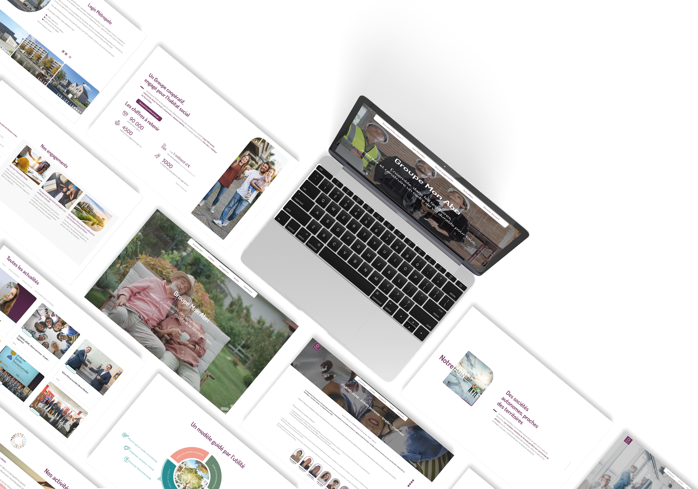 site web groupe mon abri